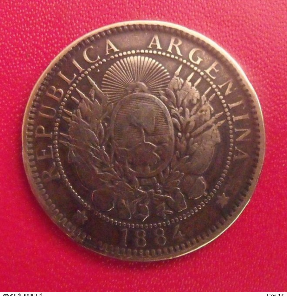 Argentine Argentina. 2 Dos Centavos 1884. Republica Libertad. Diamètre 30 Mm - Argentinië