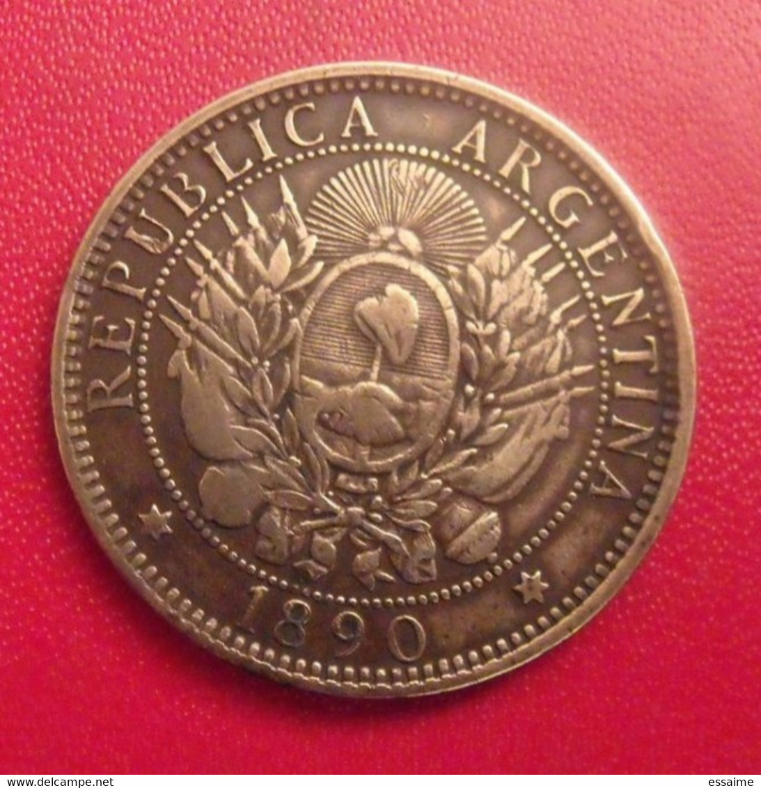 Argentine Argentina. 2 Dos Centavos 1890. Republica Libertad. Diamètre 30 Mm - Argentina