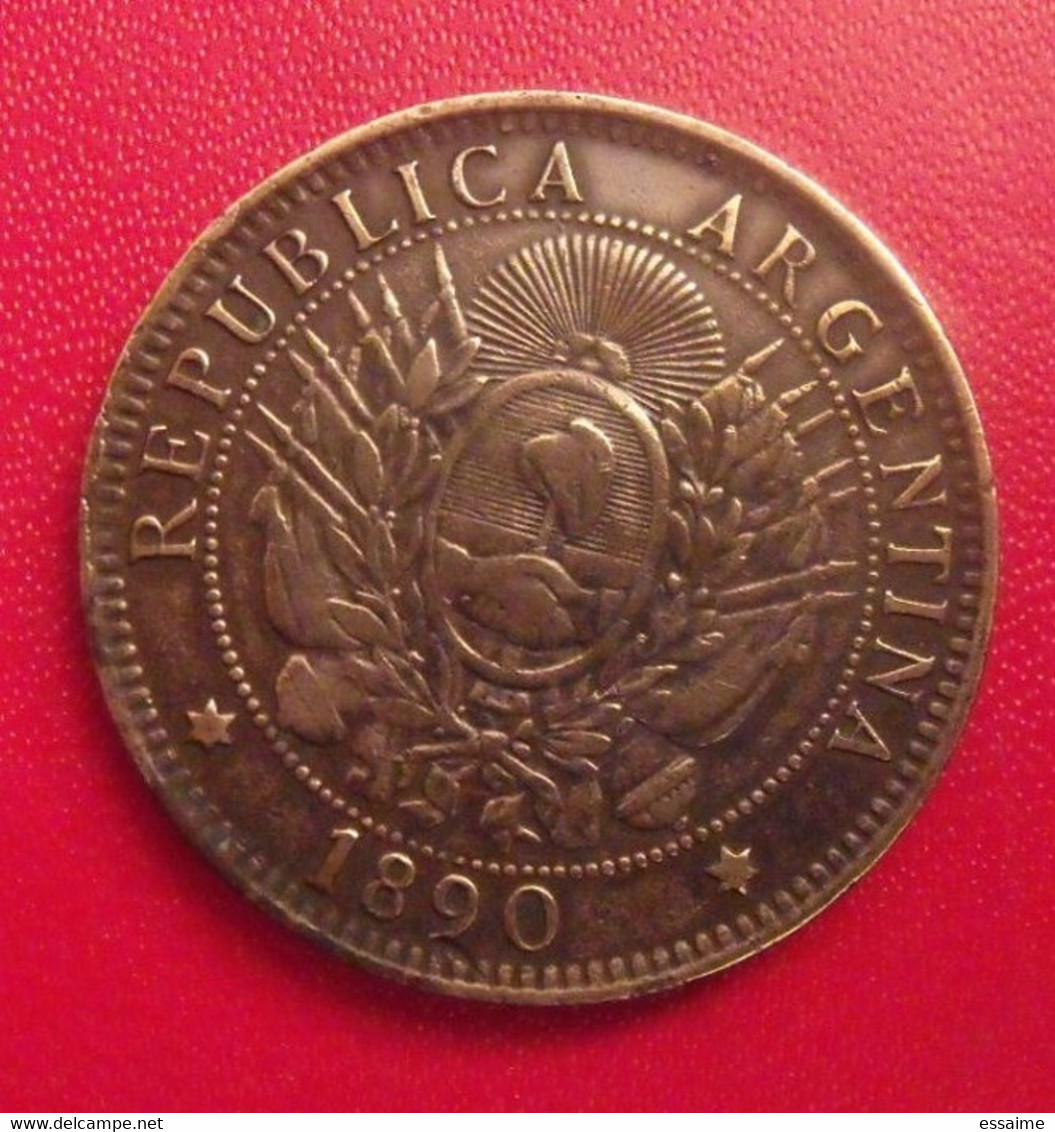 Argentine Argentina. 2 Dos Centavos 1890. Republica Libertad. Diamètre 30 Mm - Argentine