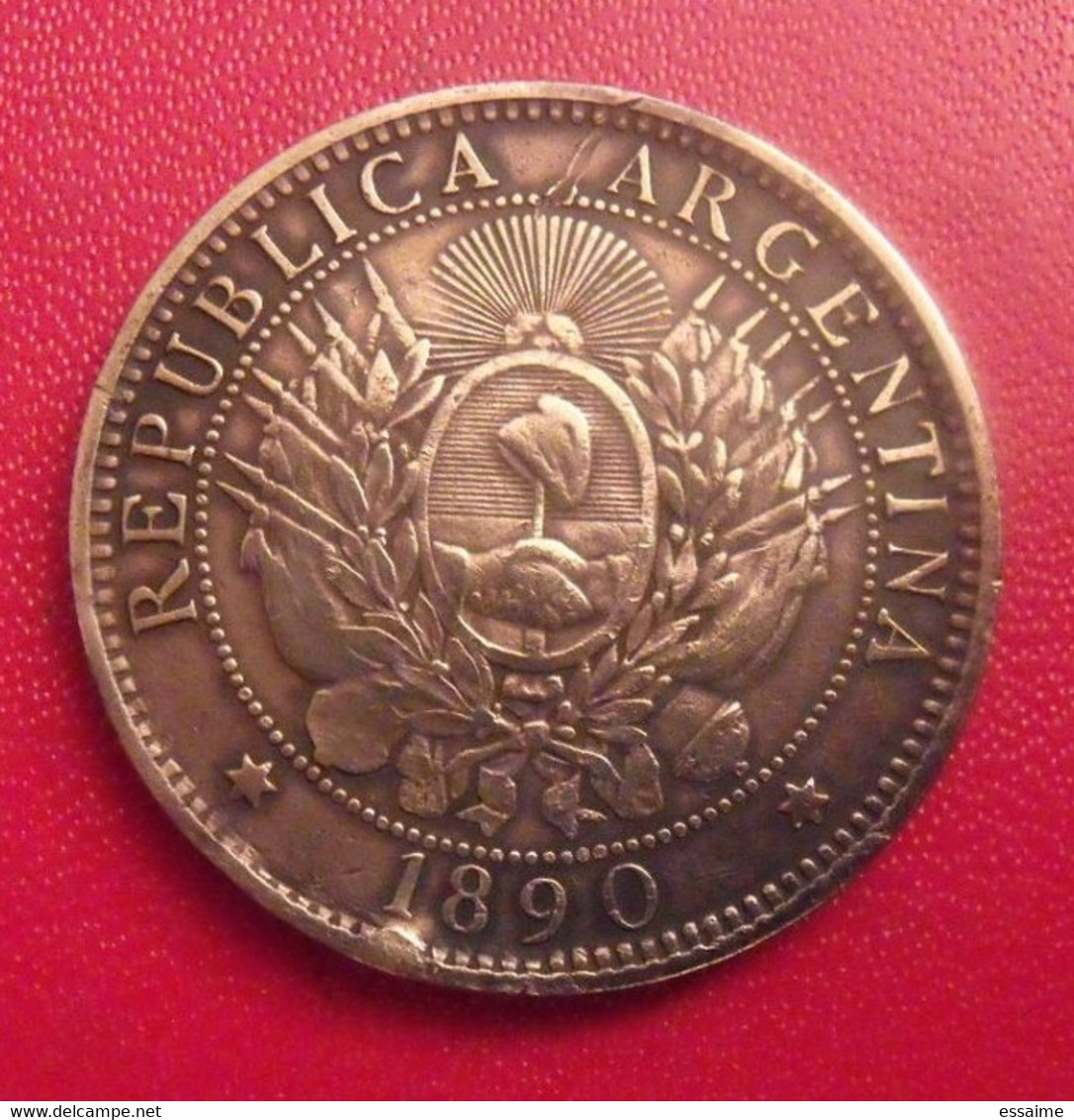 Argentine Argentina. 2 Dos Centavos 1890. Republica Libertad. Diamètre 30 Mm - Argentina