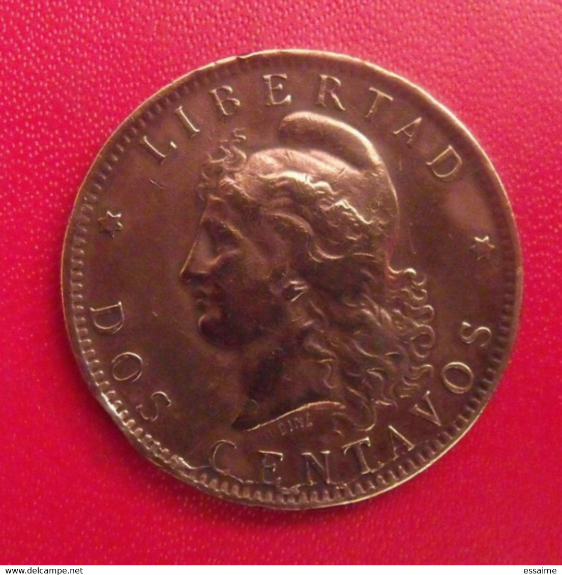 Argentine Argentina. 2 Dos Centavos 1891. Republica Libertad. Diamètre 30 Mm - Argentine