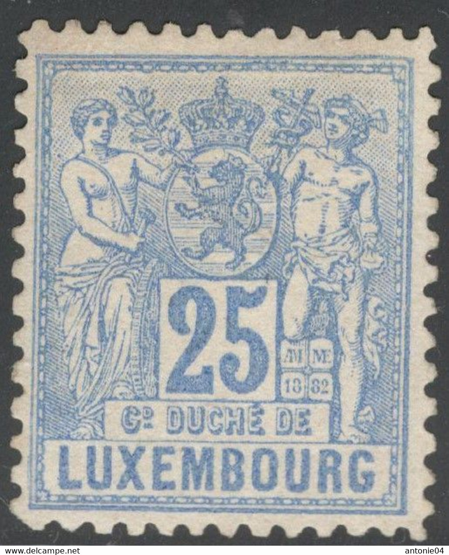 Luxemburg Yvert/Prifix 54* TB Sans Défaut Signe Brun Cote EUR 300 (numéro Du Lot 652CL) - 1882 Allegory
