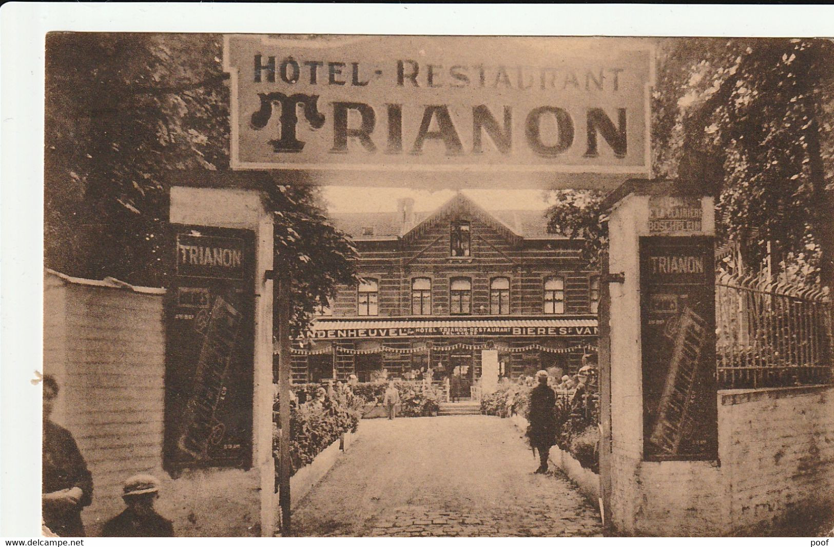 Bruxelles : Hôtel-restaurant " Trianon " ( Bois De La Cambre) - Cafés, Hôtels, Restaurants