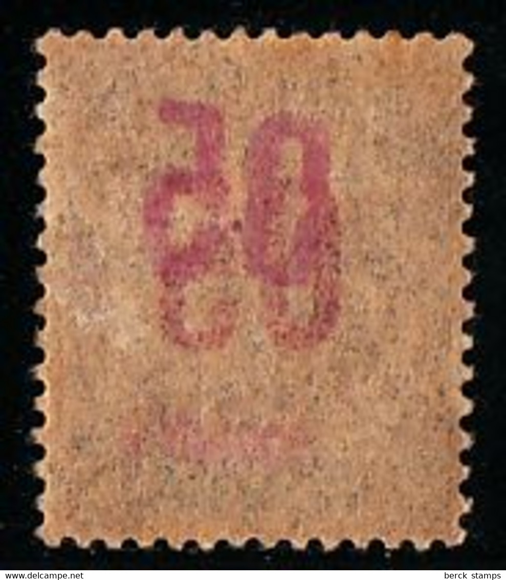 DAHOMEY - N°  34 - Type BLANC - 4c Surchargé 0.5 - SURCHARGE DOUBLE AU VERSO - - Sonstige & Ohne Zuordnung