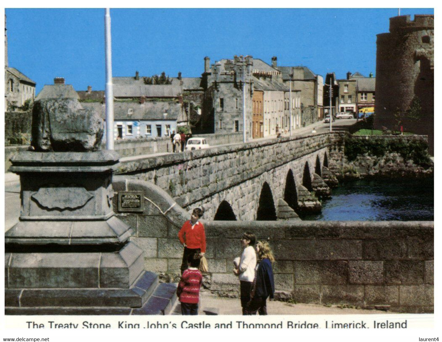 (GG 25 A) Ireland - Limerick (treaty Stone - Castle & Bridge) - Limerick