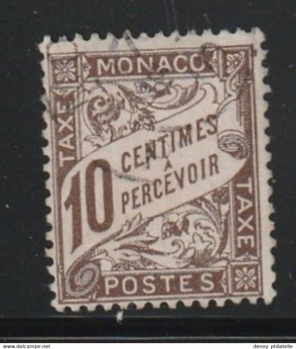 Monaco -Taxe N° 4 Oblitéré Premier Choix - Postage Due