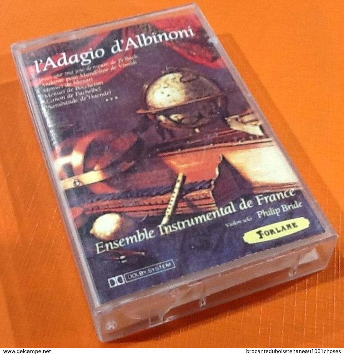 Cassette Audio  L' Adagio D' Albinoni  (1984)   Carrere   96527 - Plates