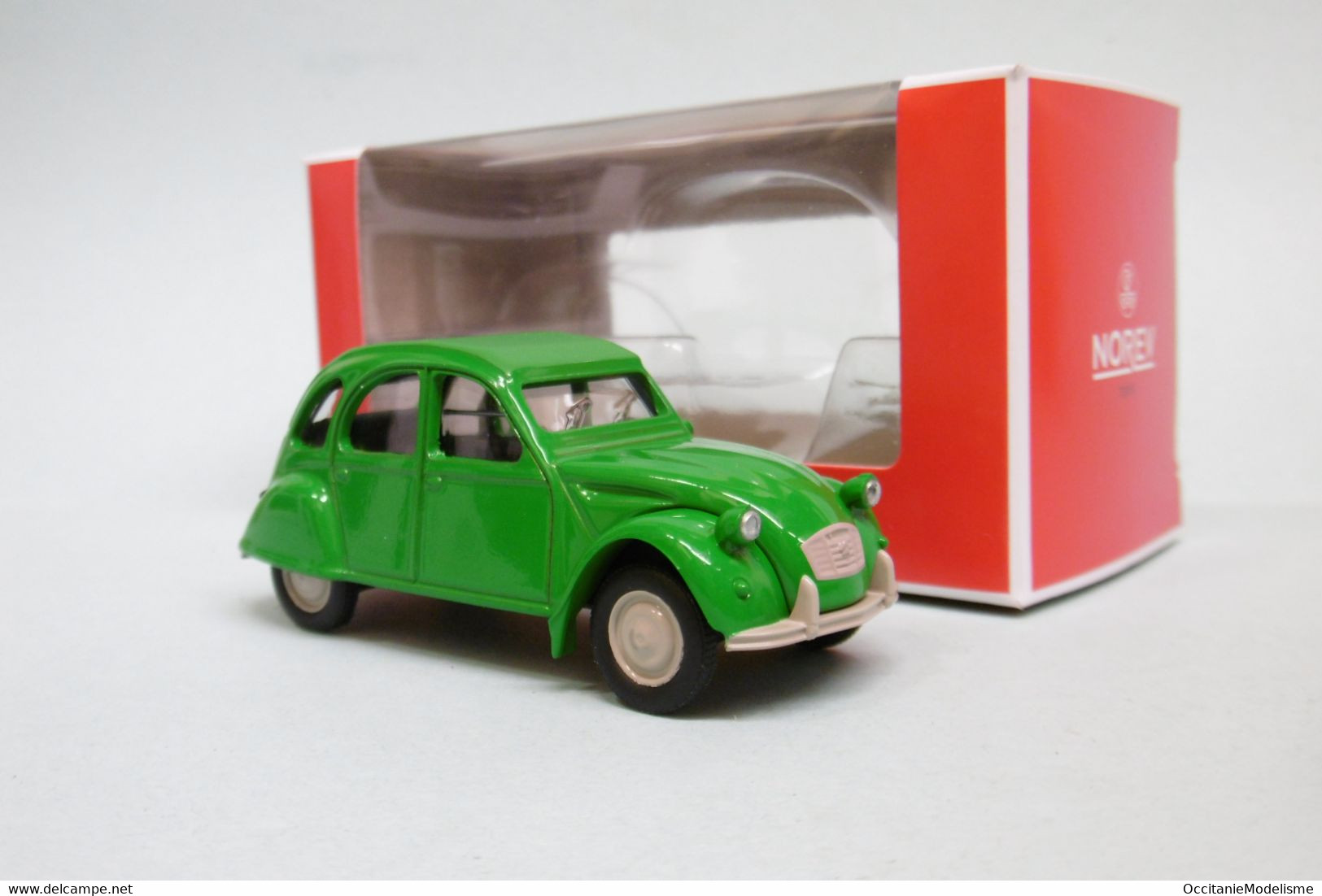 Norev - CITROEN 2CV 6 SPECIAL 1979 Vert Bamboo Neuf NBO 3 Inches 1/64 - Norev