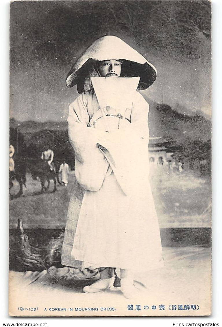 CPA Corée - A Korean In Mourning Dress - Corée Du Sud