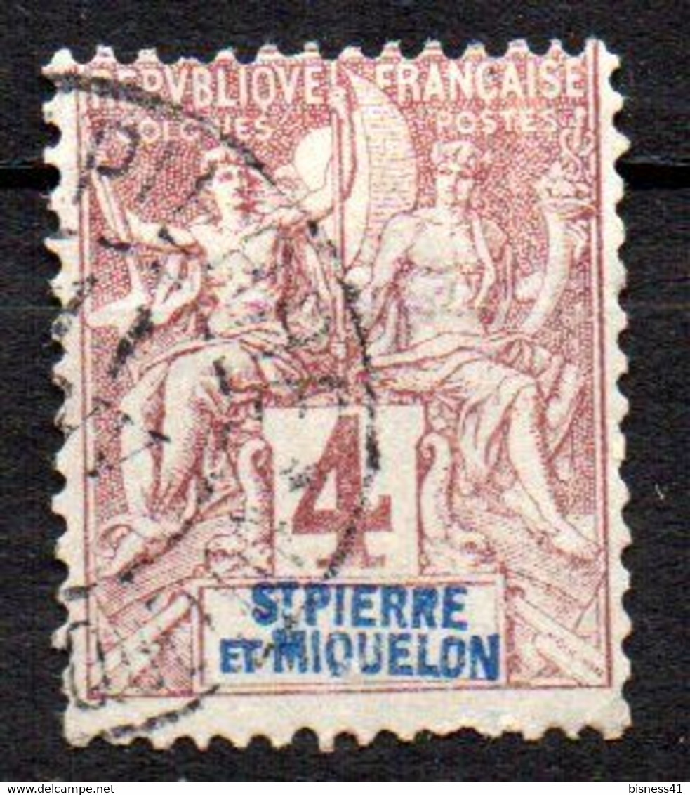 Col19  SPM Saint Pierre & Miquelon N° 61 Oblitéré Cote 3,30€ - Used Stamps