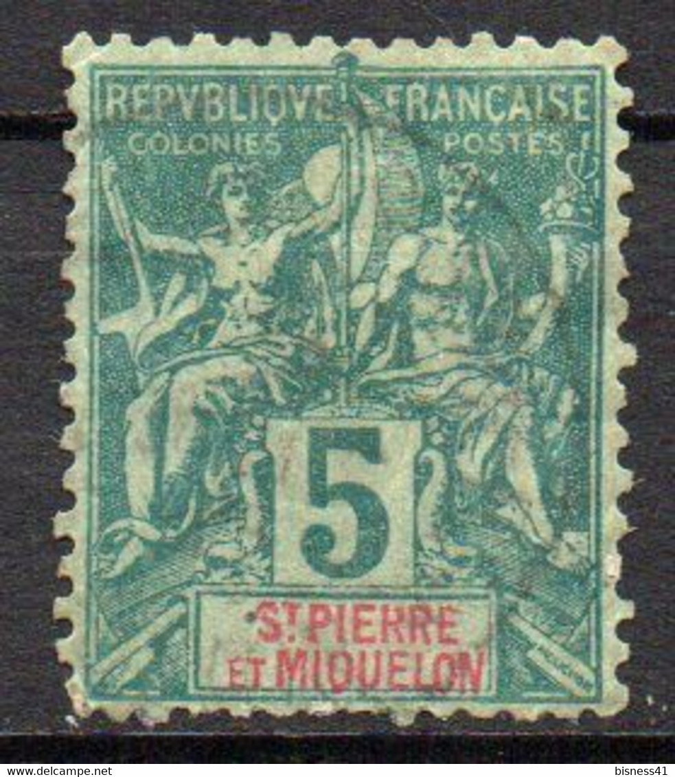 Col19  SPM Saint Pierre & Miquelon N° 62 Oblitéré Cote 4,50€ - Used Stamps