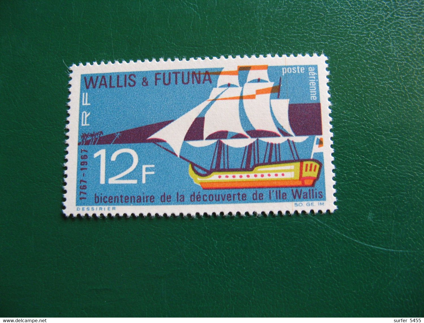 WALLIS YVERT POSTE AERIENNE N° 31 NEUF** LUXE - MNH - COTE 8,70 E - Unused Stamps