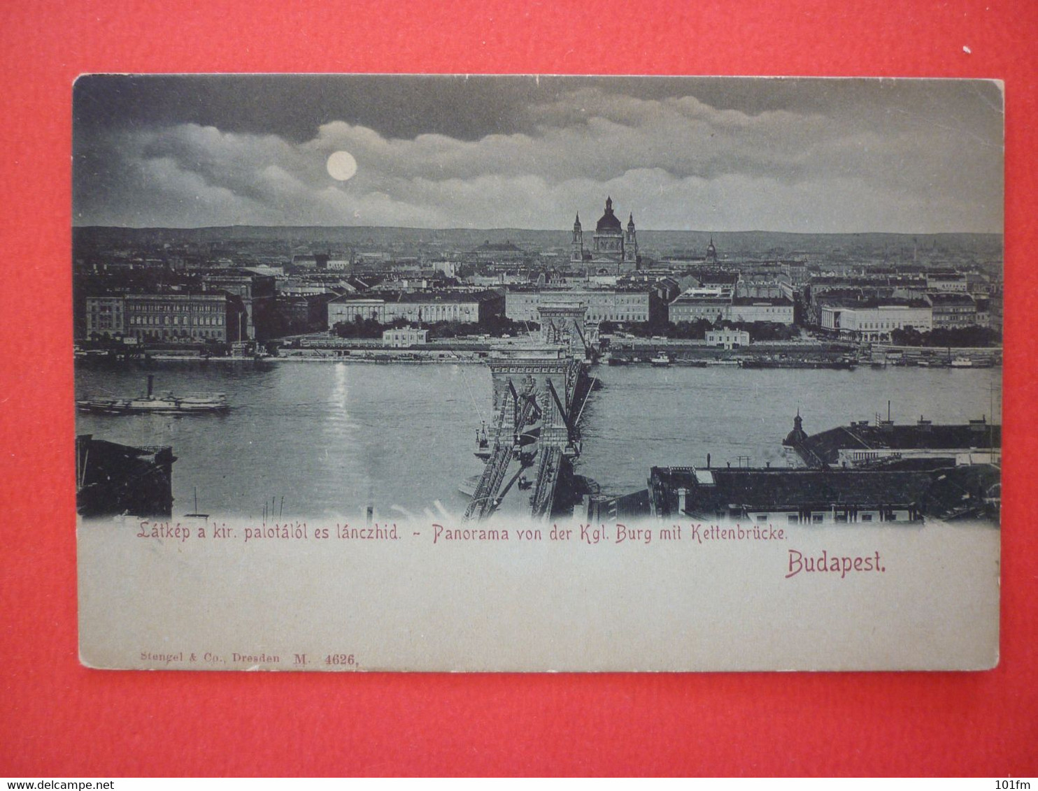 HUNGARY - BUDAPEST , KETTENBRUCKE 1898 - Hungary