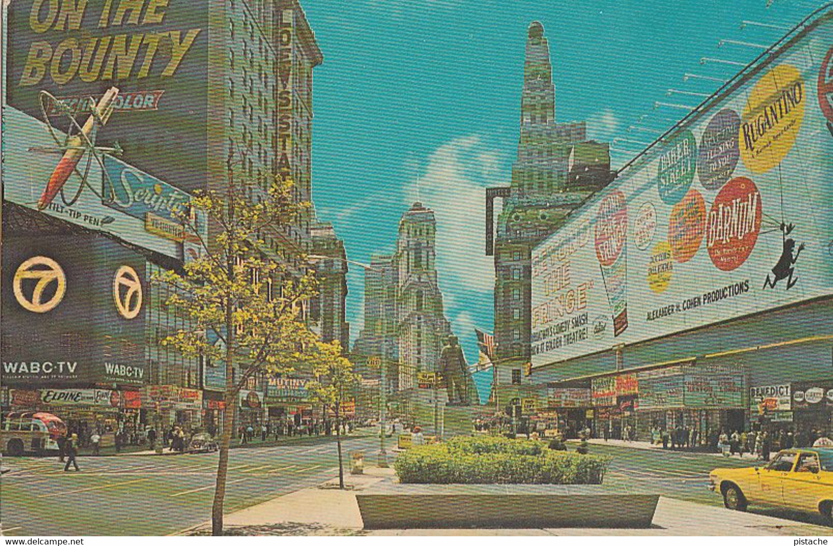 New York City - Times Square - Unused - By Manhattan Post Card Co. No. DT-75652 -B - Cars - 2 Scans - Time Square