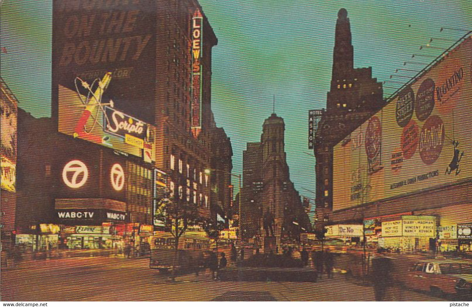 New York City - Times Square - Unused - By Manhattan Post Card Co. No. DT-75425 -B - 2 Scans - Time Square
