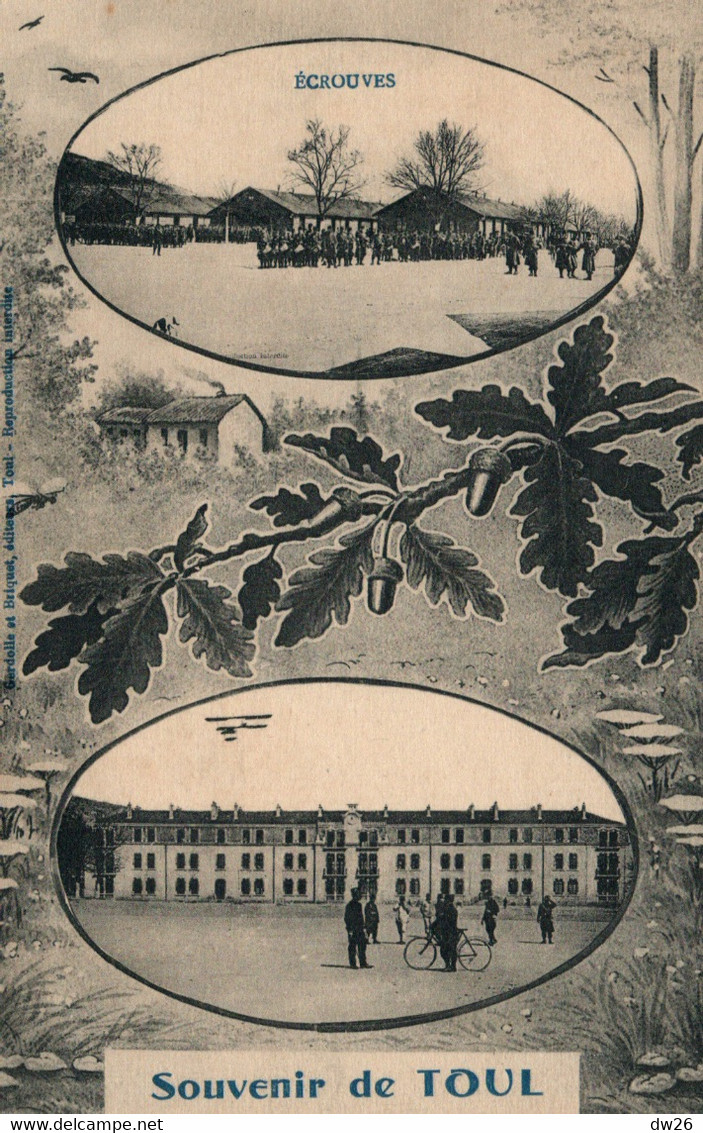 Souvenir De Toul En 1915 - Multivues - Caserne Et Ecrouves - Edition Gardolle Et Briquet - Barracks