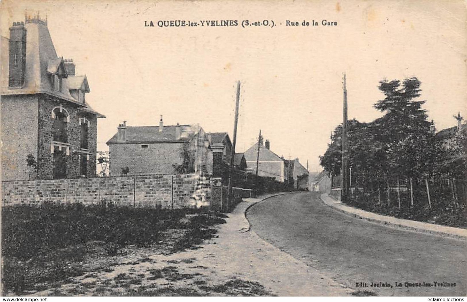 La Queue En Yvelines        78        Rue De La Gare       (voir Scan) - Sonstige & Ohne Zuordnung