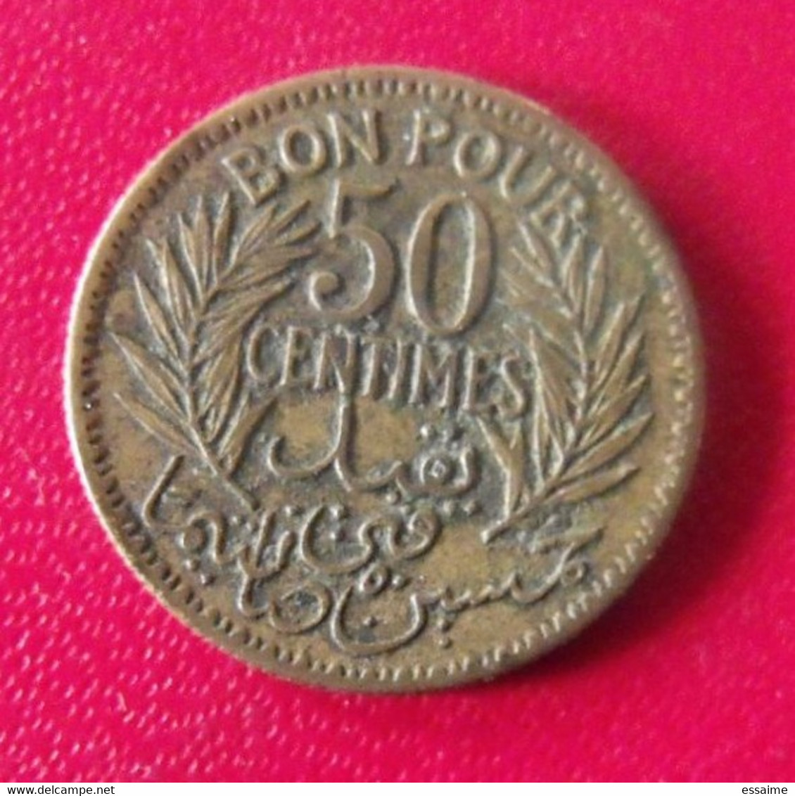 Tunisie. Bon Pour 50 Centimes 1921 - Tunisia