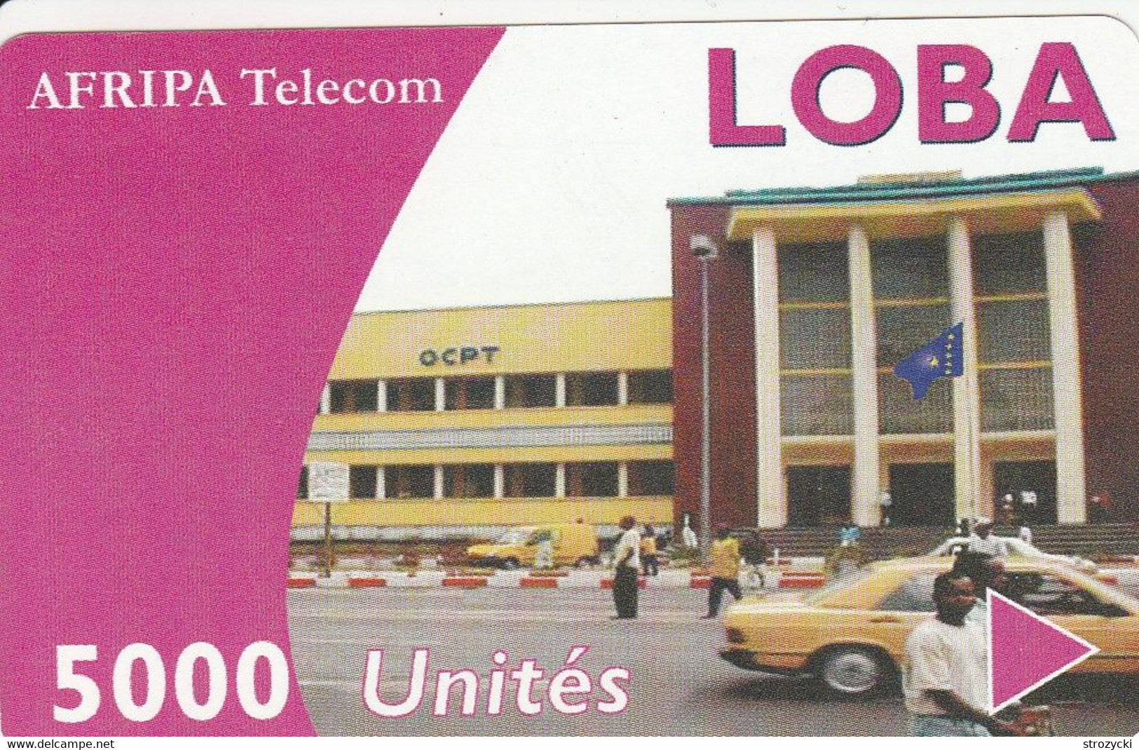 Congo (Kinshasa) - Afripa Telecom - OCPT Building 5000un. - Congo