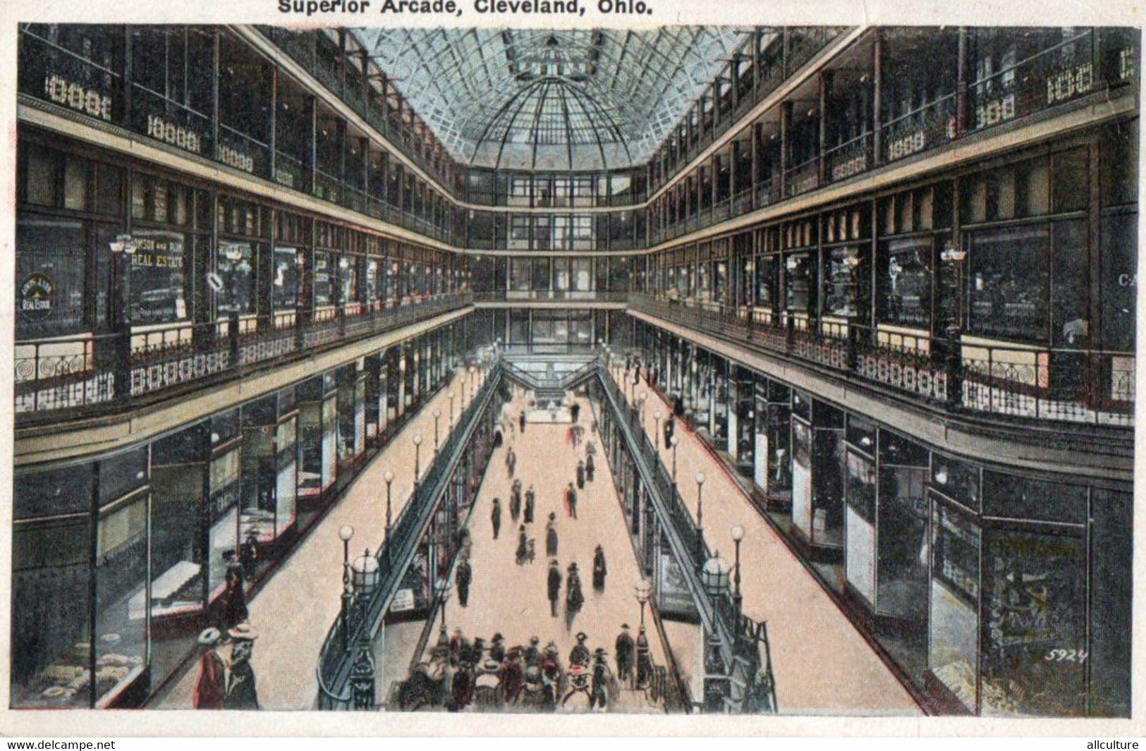 A772 - SUPERIOR ARCADE CLEVLAND OHIO  OLD POSTCARD - Cleveland