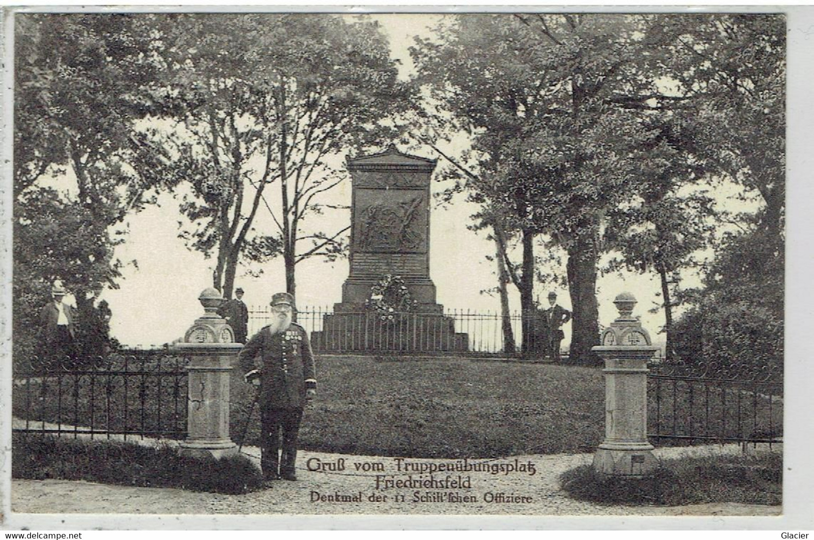 Gruss Vom Truppenübungsplatz FRIEDRICHSFELD - Denkmal Der II Schill'schen Offiziere - Voerde