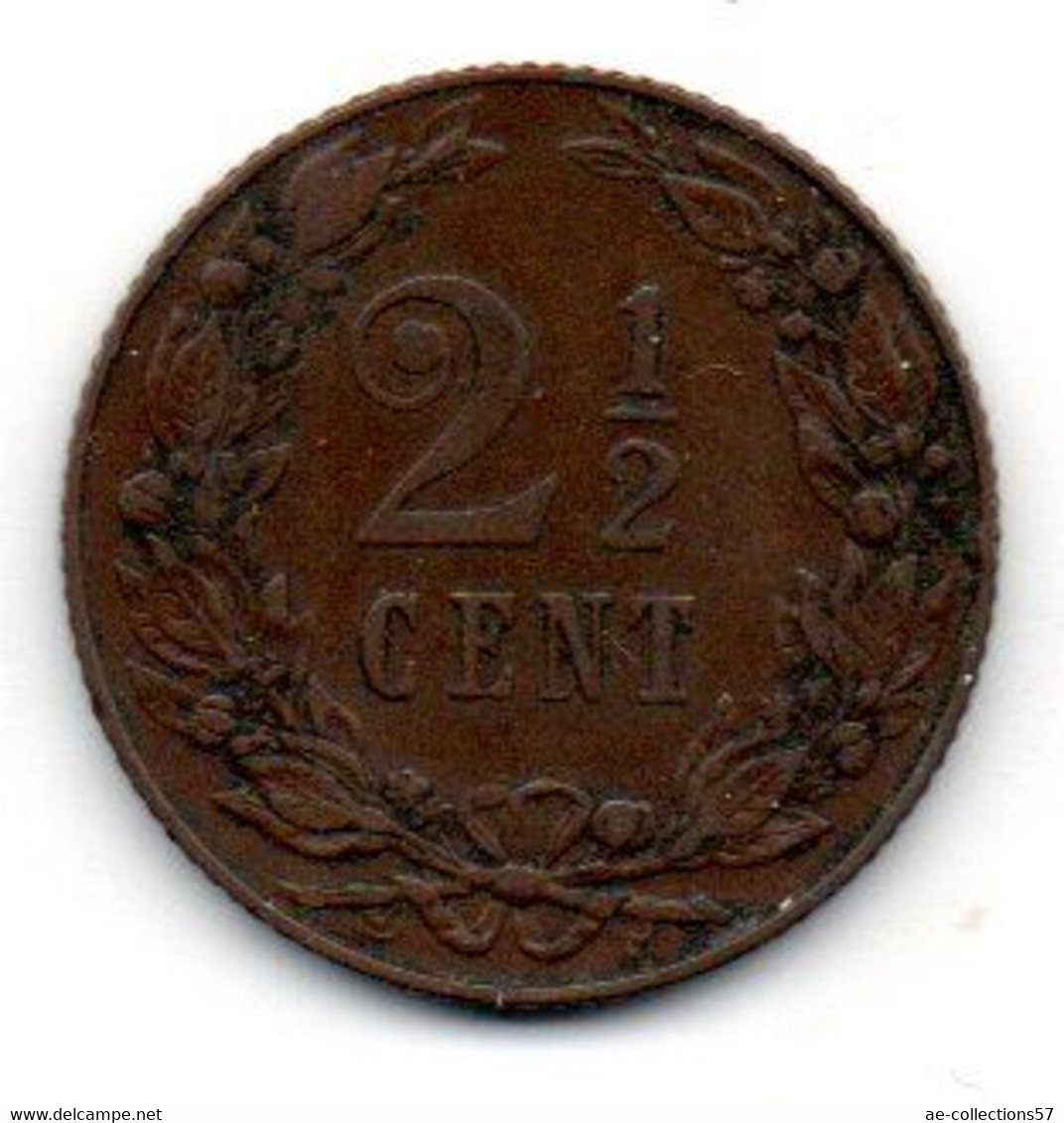 Pays Bas -  2.5 Cents 1905 - TB - 2.5 Cent