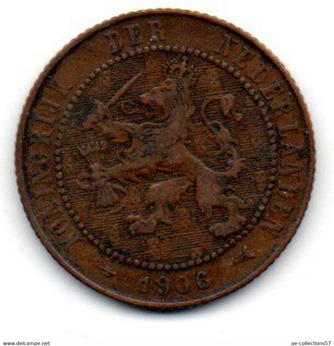 Pays Bas -  2.5 Cents 1906 - TB+ - 2.5 Cent