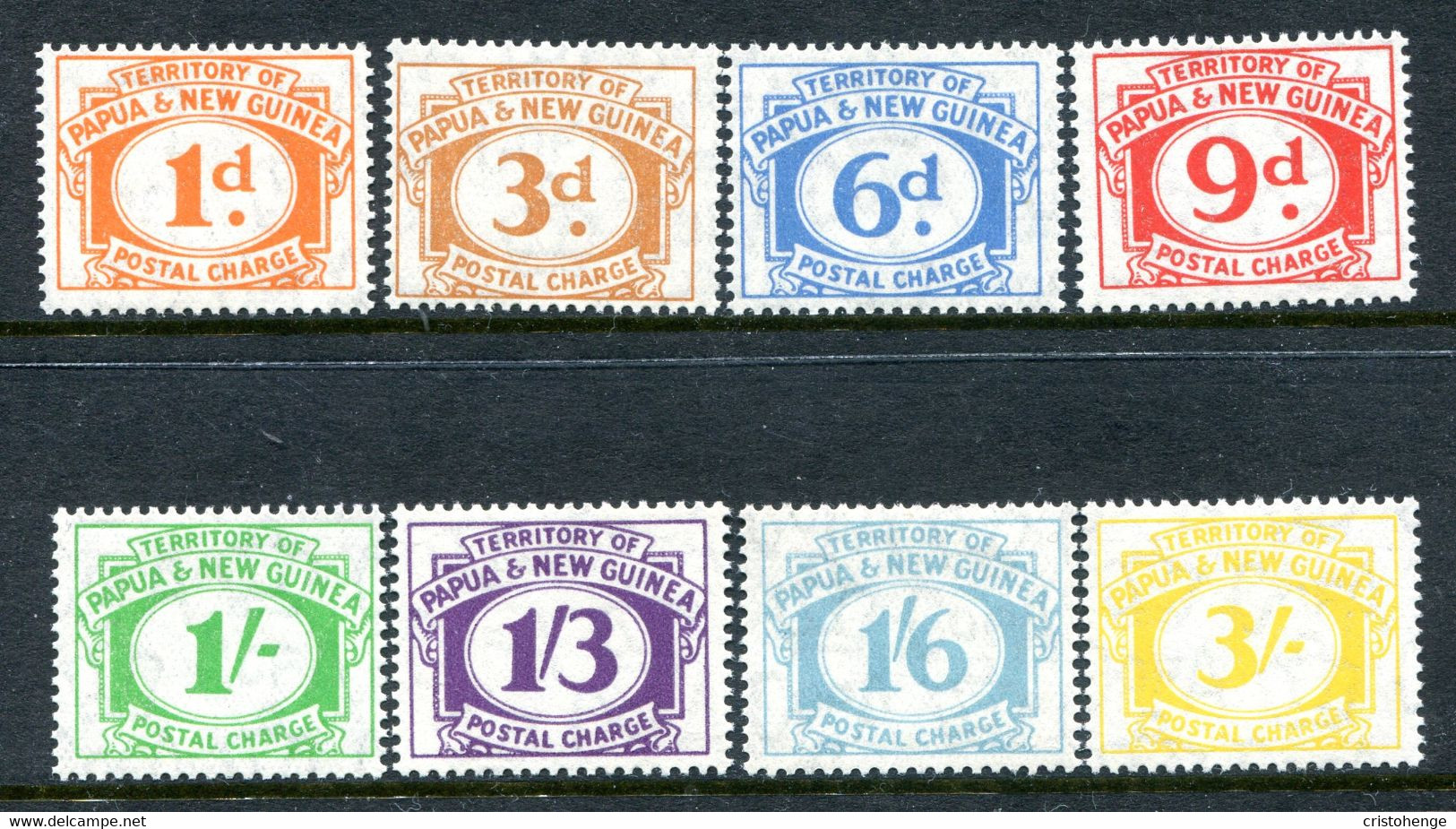 Papua New Guinea 1960 Postage Dues Set MNH (SG D7-D14) - Papua-Neuguinea