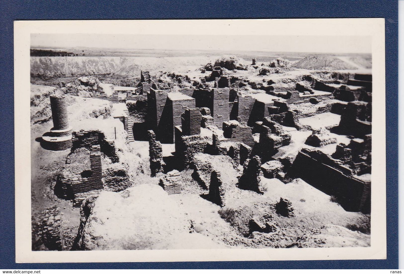 CPA Iraq écrite Carte Photo Babylone - Irak