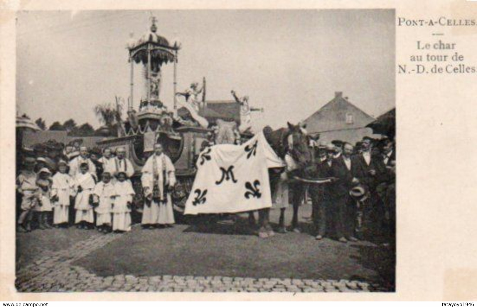 Pont-a-celles  Le Char Au Tour De N.D. De Celles Animée N'a Pas Circulé - Pont-a-Celles