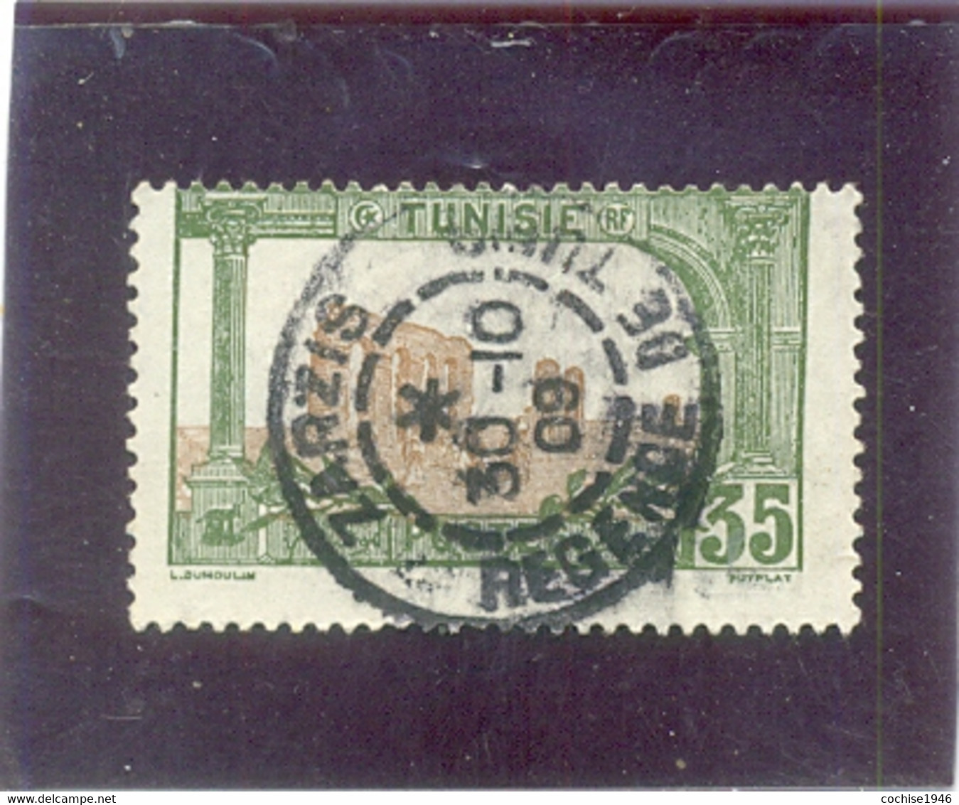 1906 TUNISIE Y & T N° 37 ( O ) - Gebruikt