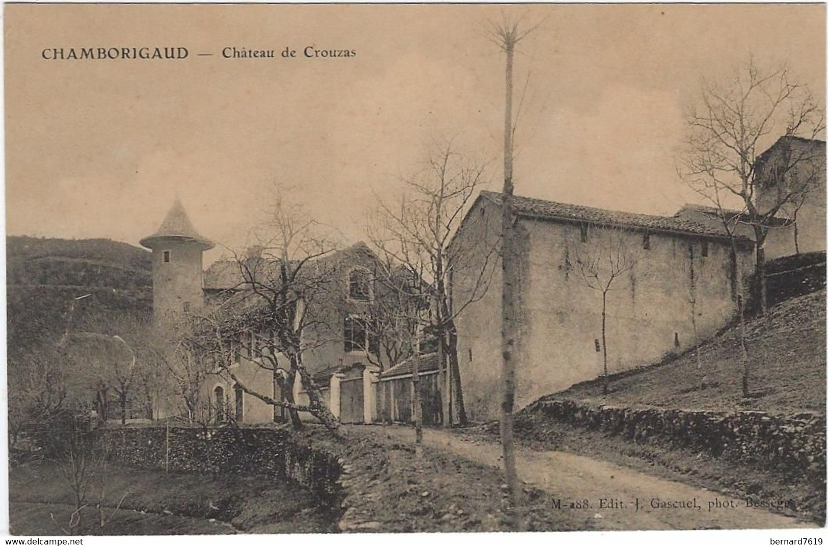 30 Chamborigaud  Chateau De Crouzas - Chamborigaud