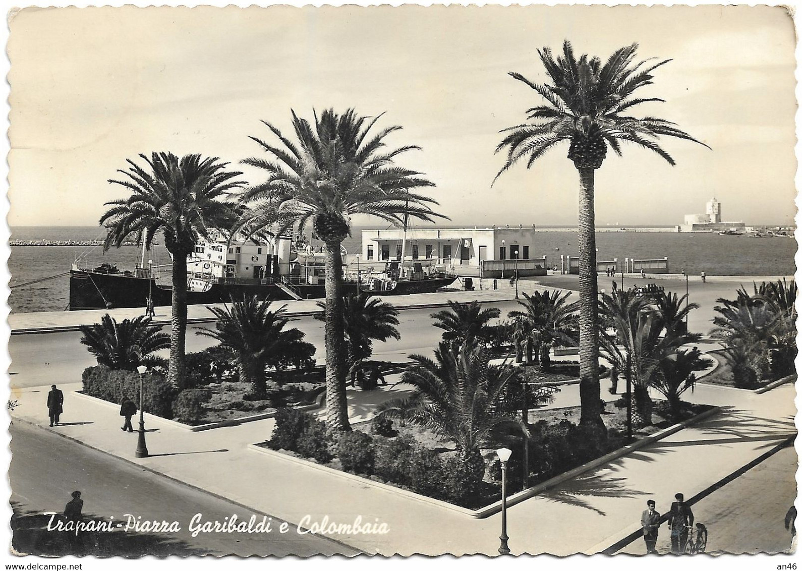 Trapani - Piazza Garibaldi E Colombaia - Trapani