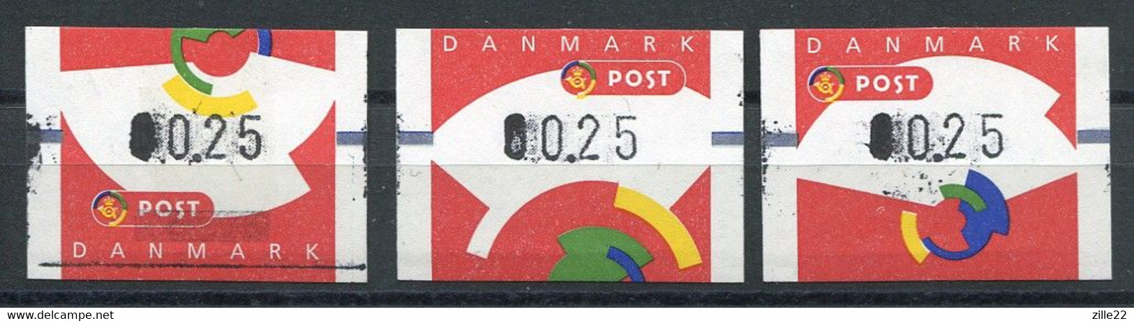 Denmark Dänemark Mi# ATM 5-7 Postfrisch/MNH - Overinking - Viñetas De Franqueo [ATM]