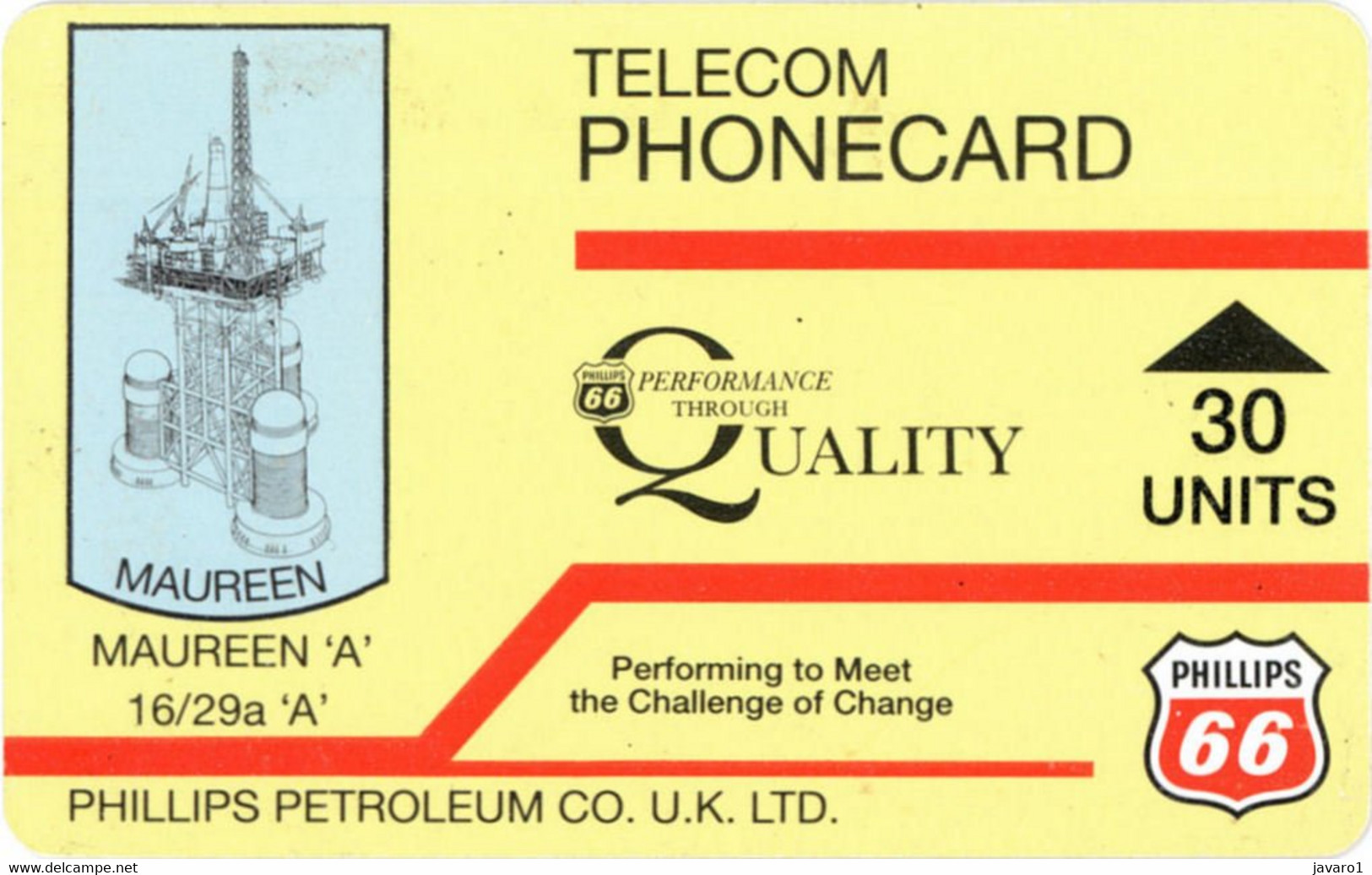OIL-RIG : R10D 30 U (MAUREEN A) Red Units USED - [ 2] Plataformas Petroleras
