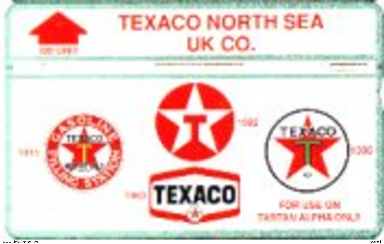 OIL-RIG : O35 100u TEXACO 3 Logo)s (for Use On Tartan Alpha) USED - [ 2] Erdölplattformen