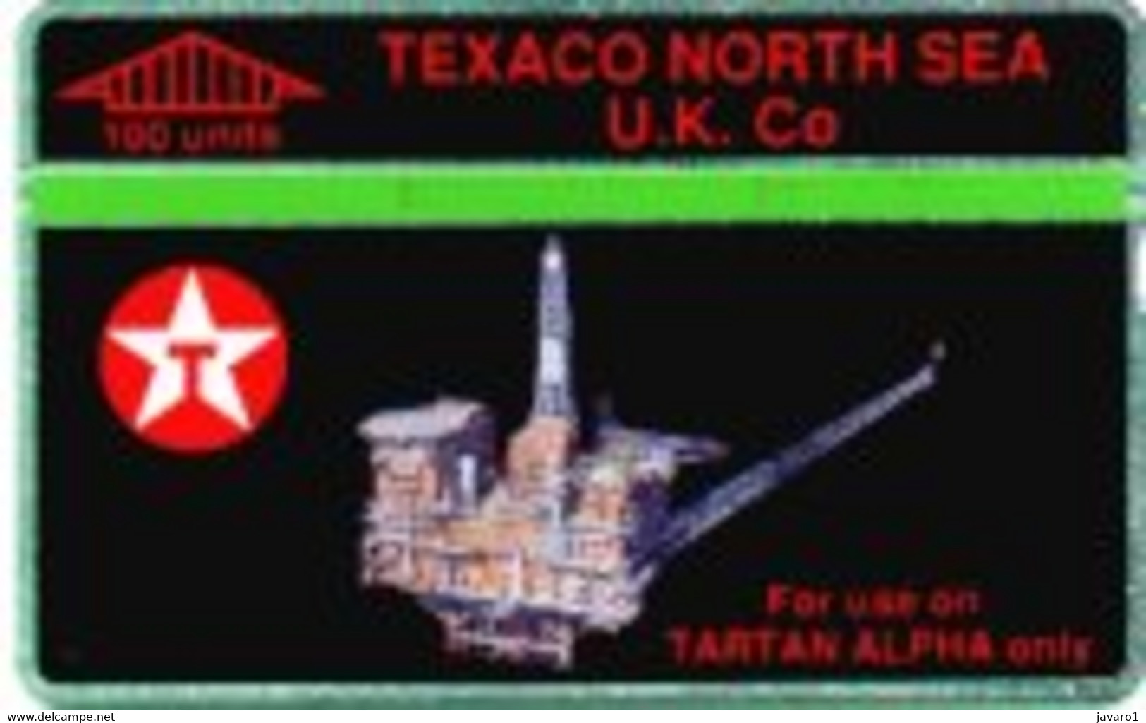 OIL-RIG : O27 100u TEXACO For Use On Tartan Alpha Only USED - [ 2] Erdölplattformen