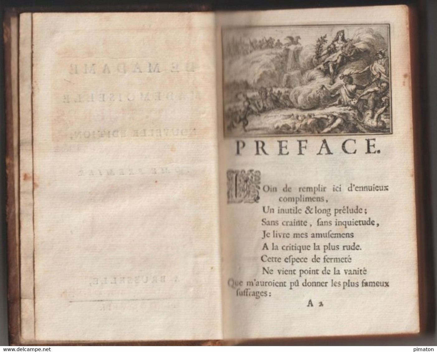 2 Livres De   POESIES DE MADAME ET DE MADEMOISELLE DESHOULIERES - Auteurs Français