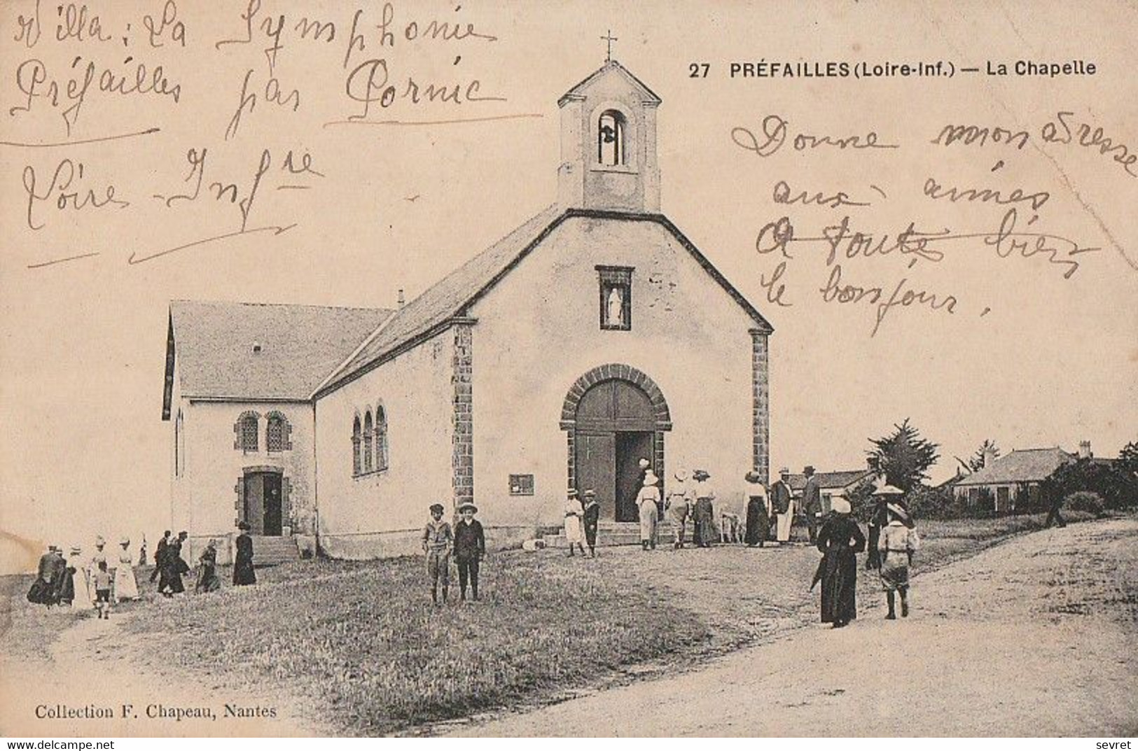 PREFAILLES. - La Chapelle. Entrée De Messe - Préfailles