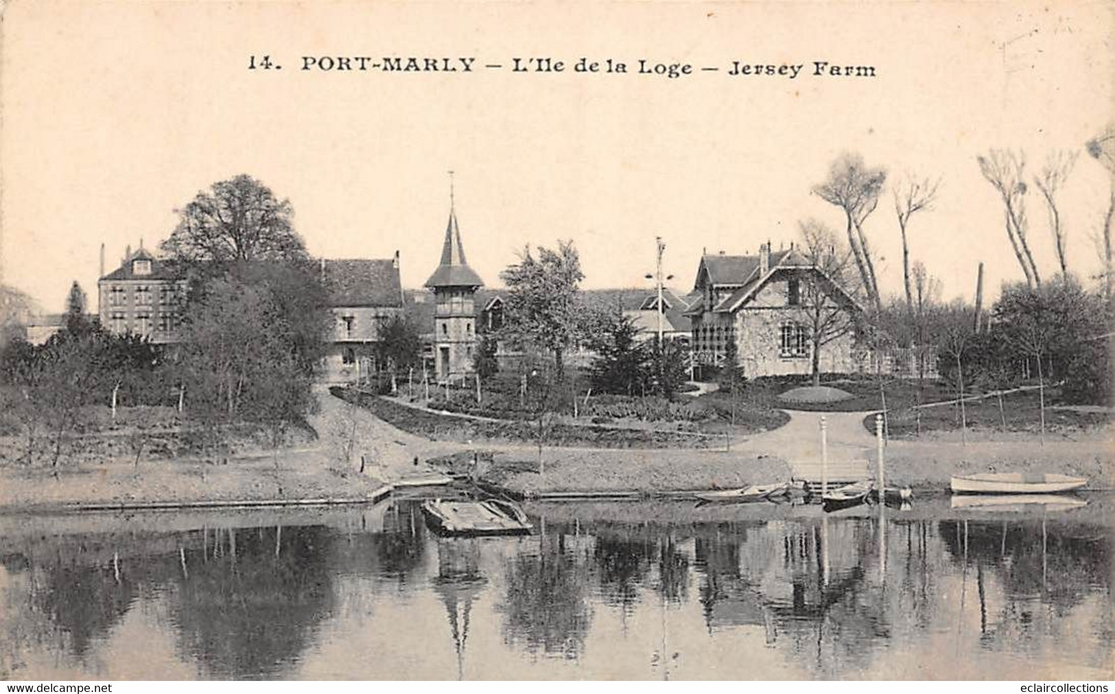 Port-Marly      78         L'Ile De La Loge. Jerry Farm     (voir Scan) - Autres & Non Classés