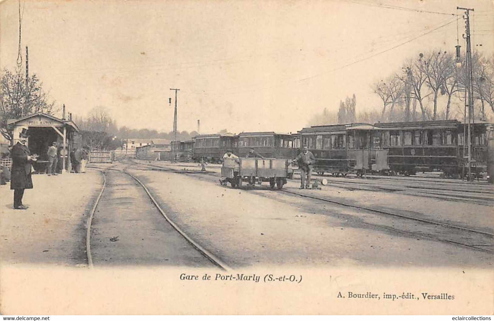 Port-Marly       78         Intérieur De La Gare    - Train -          (voir Scan) - Other & Unclassified