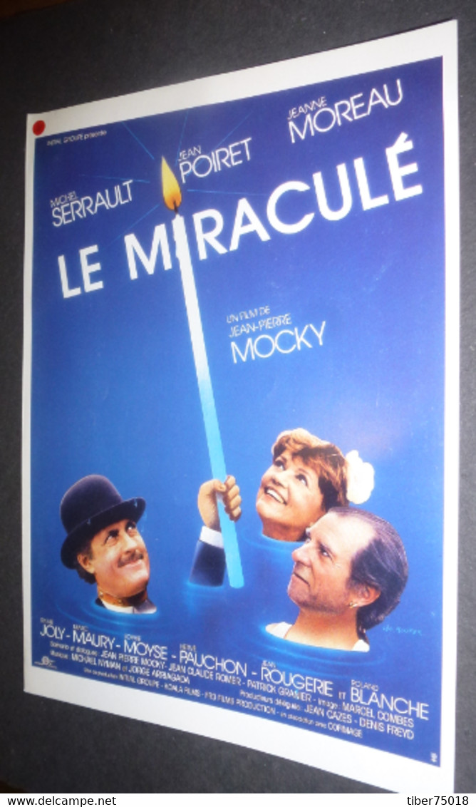 Dossier De Presse "Le Miraculé" (cinéma Affiche Film) Jean Pierre Mocky - Illustration : Léo Kouper - Kouper