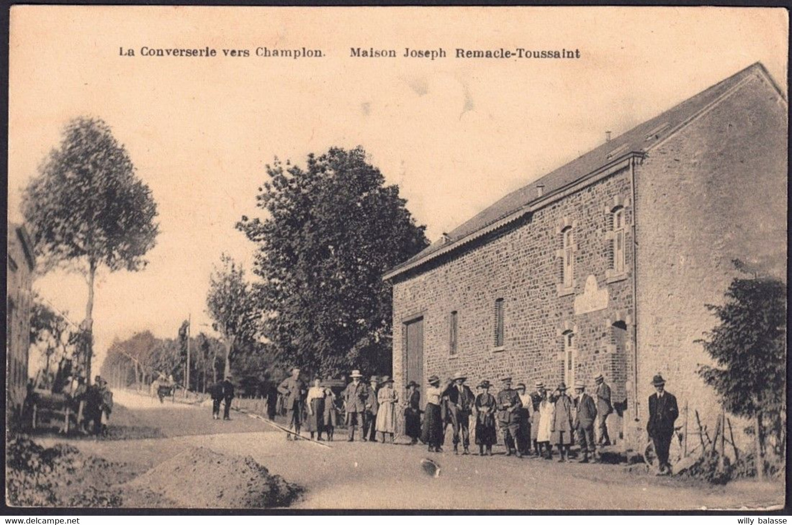 +++ CPA - La Converserie Vers CHAMPLON - Tenneville - Maison Joseph Remacle -Toussaint - Animée !  // - Tenneville