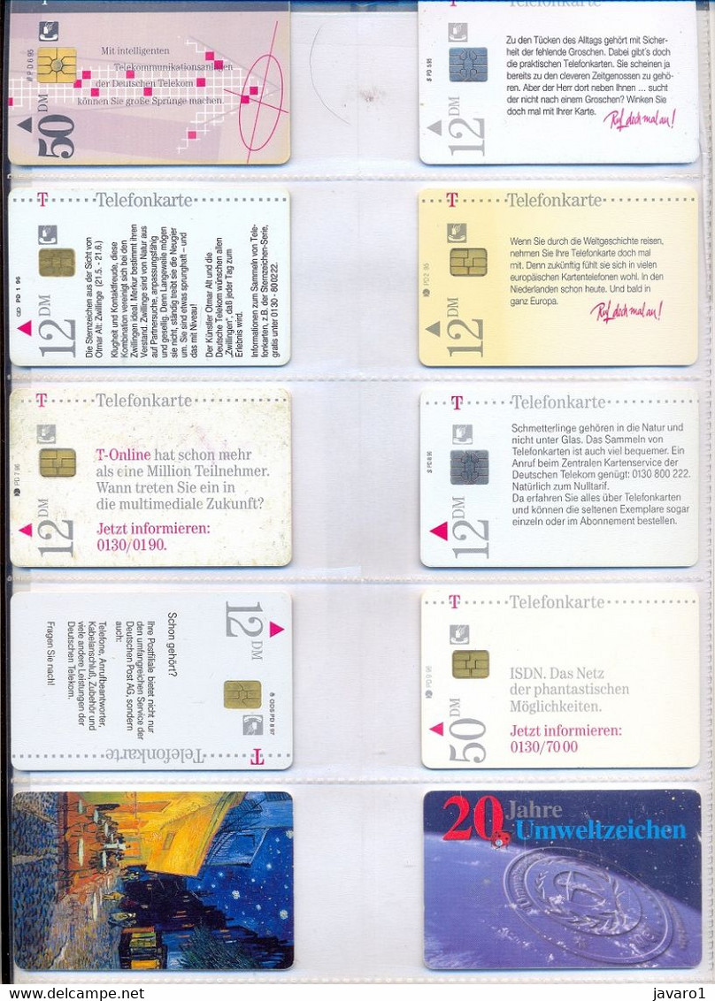 GERMANY   : 10 DIFFERENT CARDS AS PICTURED ( Lot 2 ) USED - Otros & Sin Clasificación