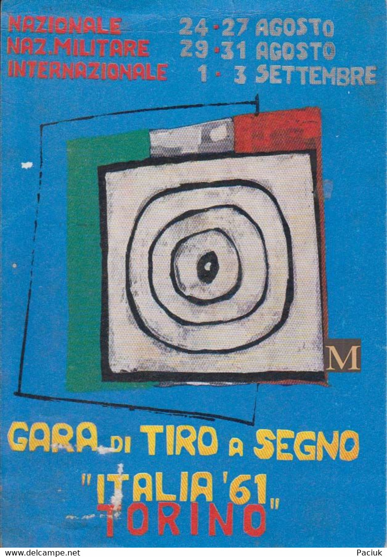 Gara Di Tiro A Segno - Italia '61 - Torino - Poligono Tiro A Segno Nazionale - Tiro (armas)