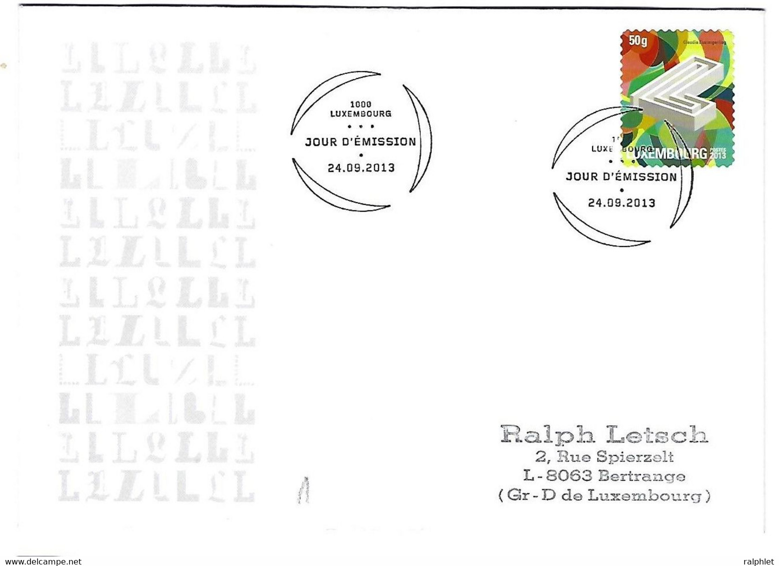 Luxembourg 2013 Labyrinthe Irrgarten - Briefe U. Dokumente