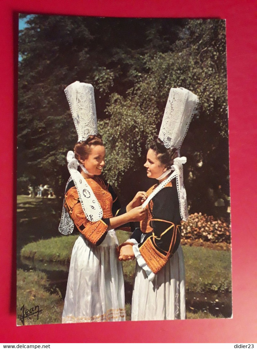 COMBRIT COSTUME FOLKLORE COIFFE BIGOUDENNE - Combrit Ste-Marine