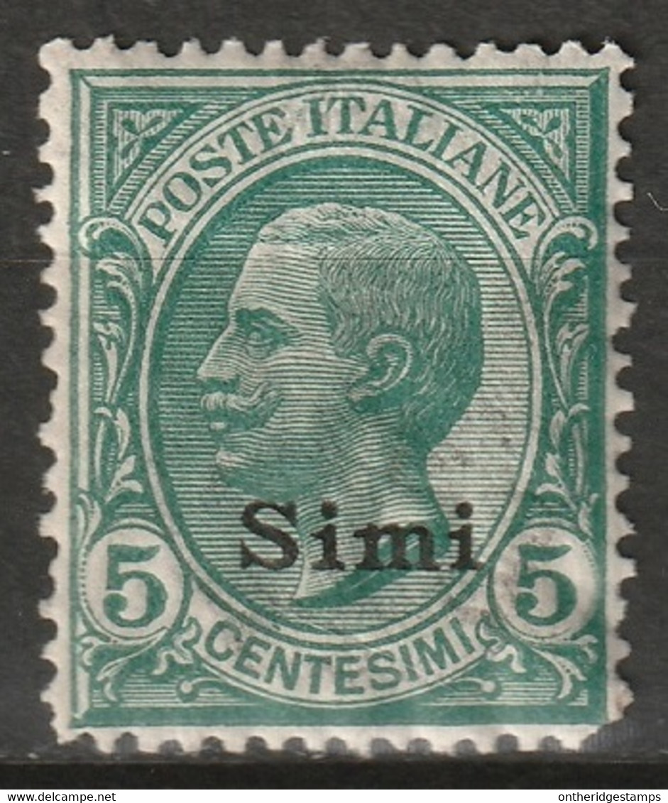 Italy Aegean Simi 1912 Sc 2 Sa 2 MH* Crazed Gum - Egée (Simi)