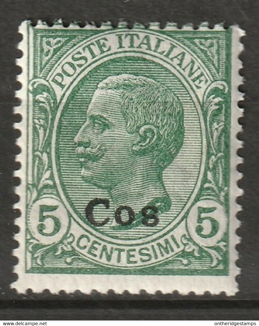 Italy Aegean Coo 1912 Sc 2 Sa 2 MH* - Ägäis (Coo)
