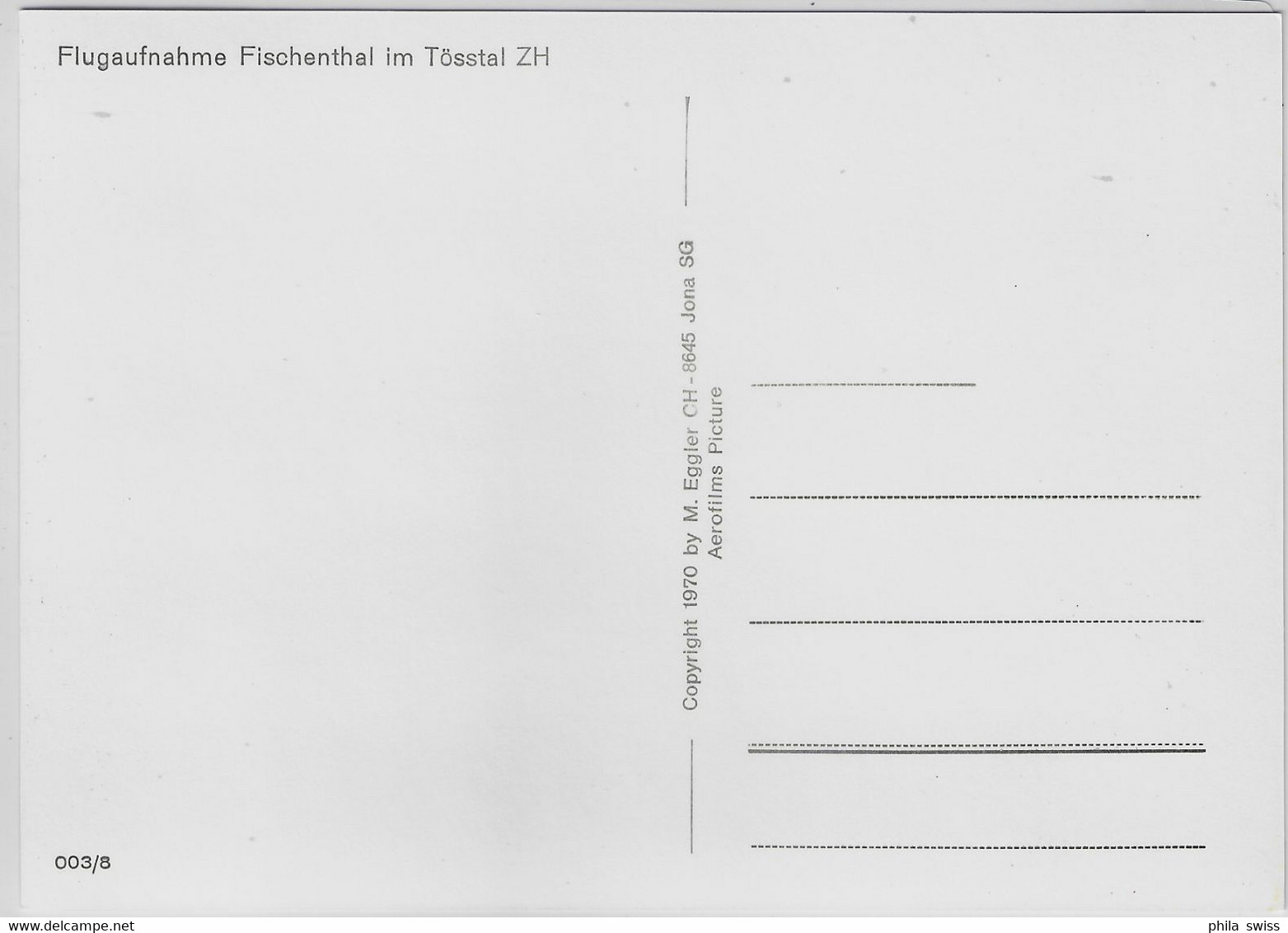 Flugaufnahme Fischenthal ZH Fliegeraufnahme - Fischenthal